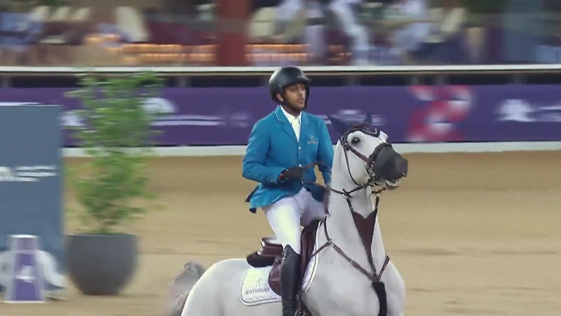 الفارس القطري باسم محمد يفوز بالمركز الأول