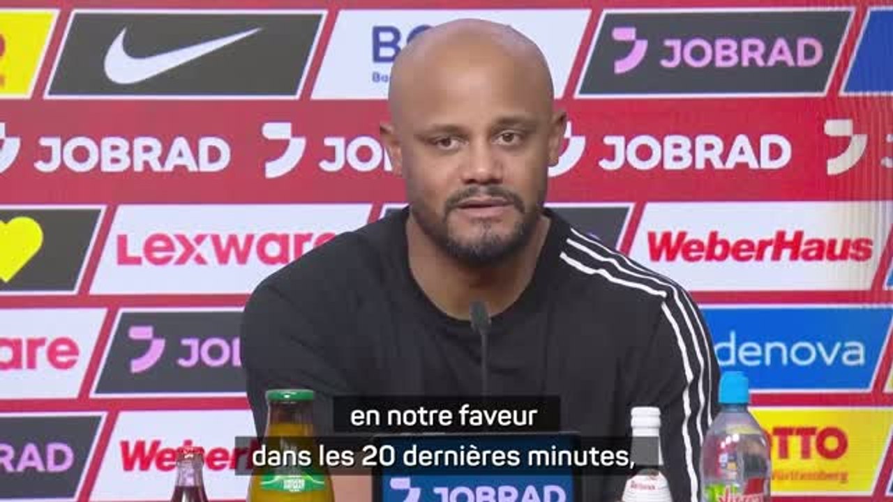 Bayern - Kompany : "Il ne peut pas y avoir que des 4-0"