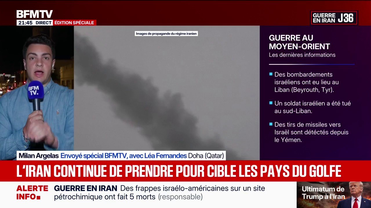 Guerre au Moyen-Orient: l'Iran continue de prendre pour cible les pays du Golfe