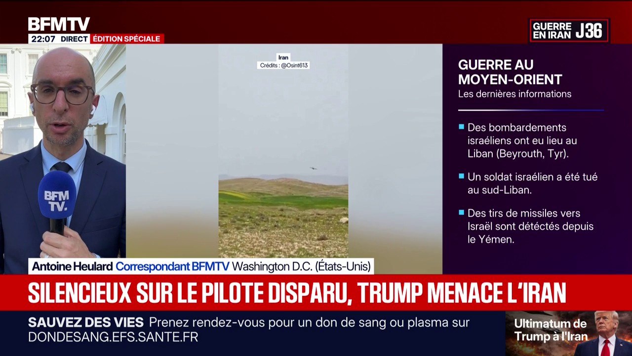 Pilote américain disparu en Iran: Donald Trump reste silencieux après l'incident du F-15, alors que les recherches du pilote se poursuivent