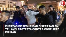 Con caballos y empujones, fuerzas de seguridad desalojan protesta en Tel Aviv