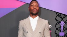 Producers on Jonathan Majors’ new movie have down played his fall through a window on set