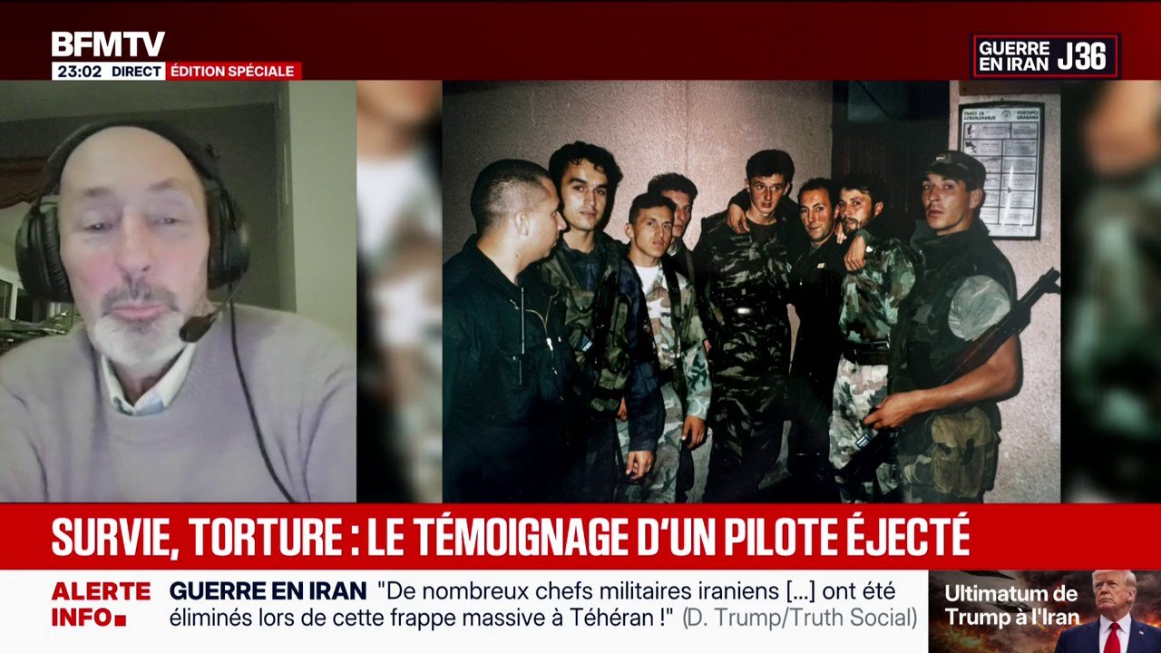 "Ça se passe très très rapidement": José Souvignet, ex-pilote éjecté en Bosnie, témoigne sur BFMTV