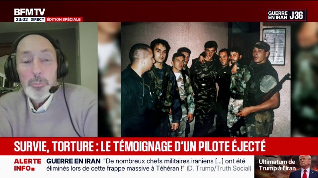 Ça se passe très très rapidement : José Souvignet, ex-pilote éjecté en Bosnie, témoigne sur BFMTV
