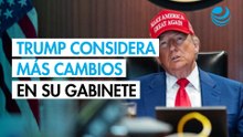 Trump baraja reorganización más amplia de su gabinete ante creciente presión por guerra con Irán