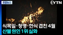 식목일·청명·한식 겹치는 4월...산불 원인 1위 '실화' / YTN