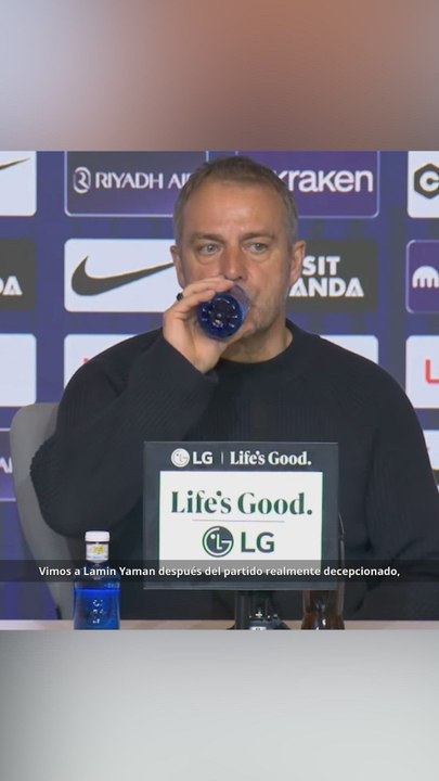 Flick intenta explicar el enfado de Lamine