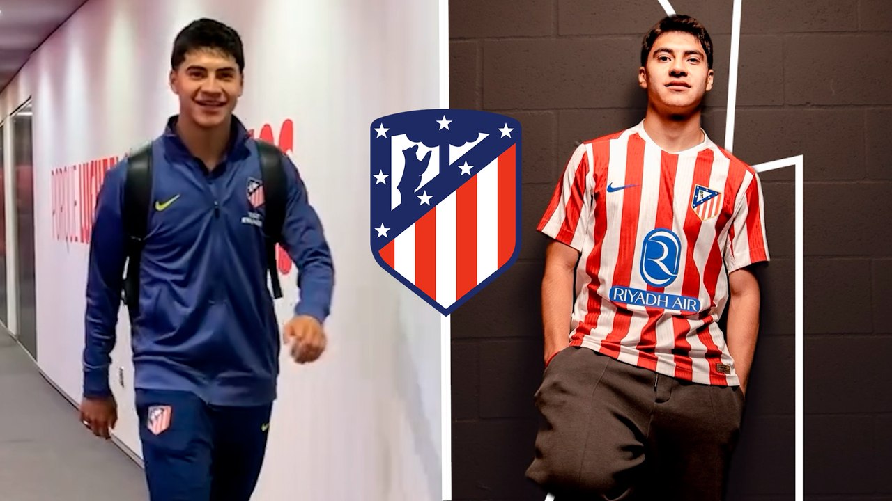 Obed Vargas es titular con el Atlético de Madrid ante Barcelona y así brilla el mexicano