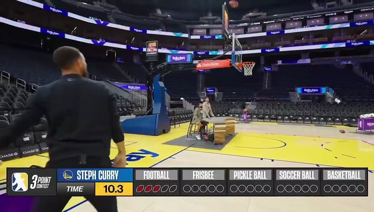El concurso de triples más loco de Curry