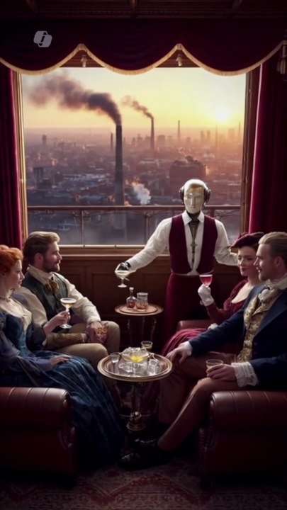 Steampunk Airship Lounge