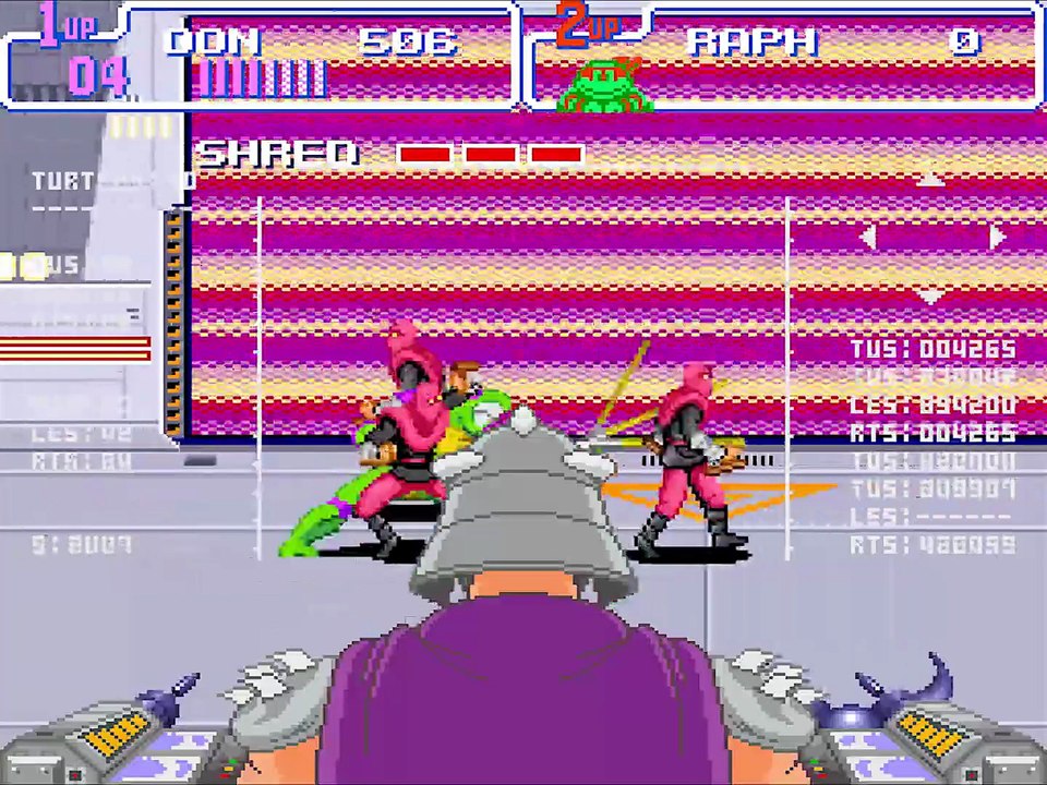 Teenage Mutant Ninja Turtles IV: Turtles in Time Gameplay - SNES