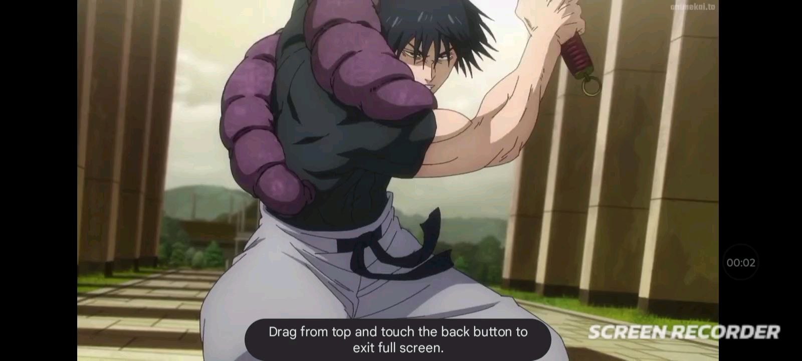 Toji vs Gojo Rematch no sound cut