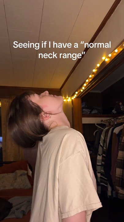 Female neck stretching 12