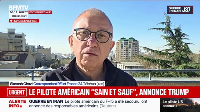 Guerre au Moyen-Orient: le pilote américain est sain et sauf , annonce Donald Trump