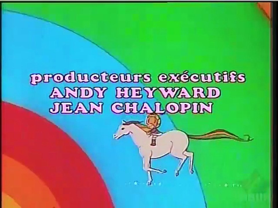 Blondine au Pays de l'arc en ciel 1985 - Fin Rainbow Brite - Claude Lombard