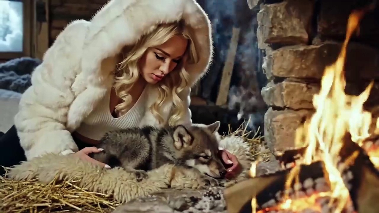 -71°c siberia_ a wild wolf asked a human to save her cub