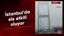 İstanbul'da sis etkili oluyor