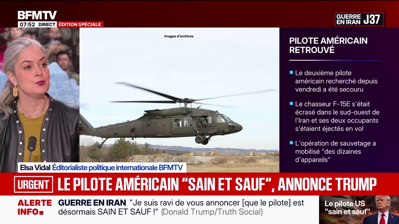 Guerre au Moyen-Orient: ce que l'on sait du profil du pilote américain secouru