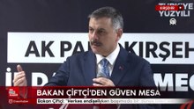 Bakan Çiftçi: "Dünya endişeliyken başımızda bir dünya lideri var"