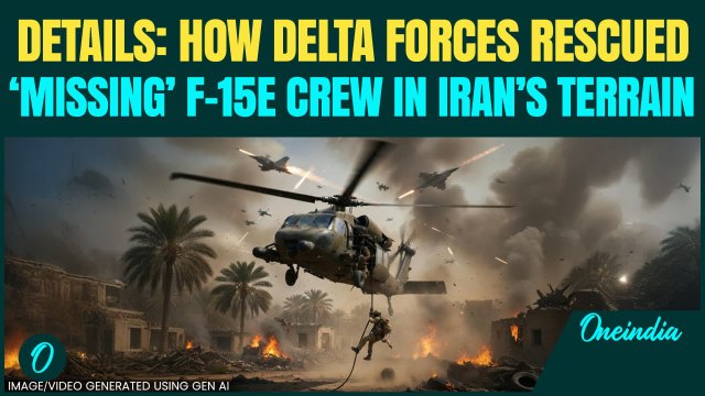 U.S. F-15E Crew Rescue Explained: How Delta Forces HUNT Down Missing Member & Last Moment Action...