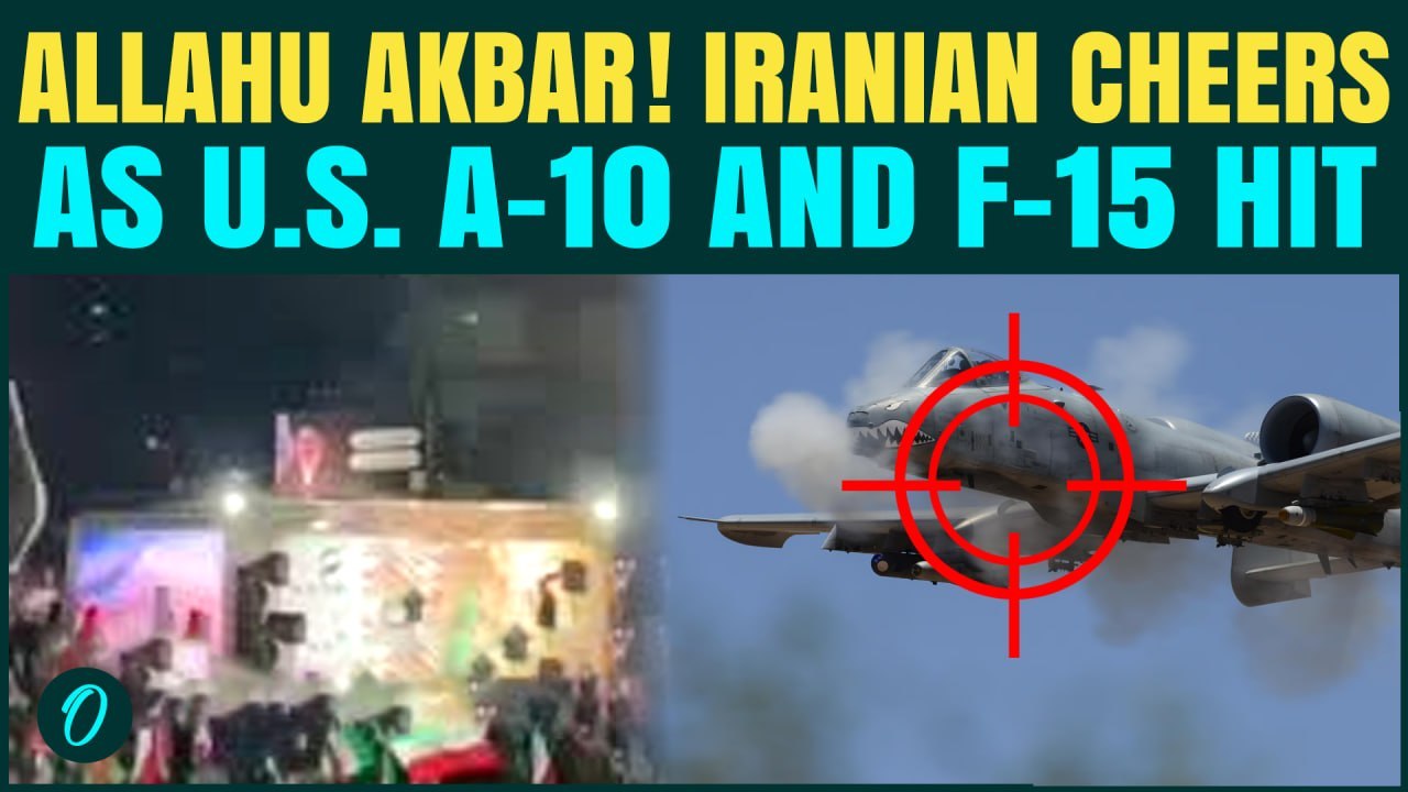 Iranian Crowds Go Wild, Wave Flags, Chant ‘Allahu Akbar’ After U.S. A-10 Struck Near Hormuz