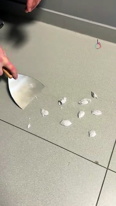 Scrapping grout made easy👍