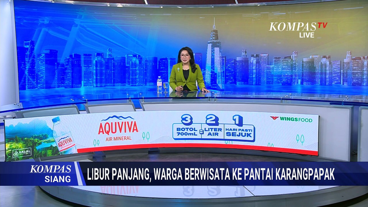 Libur Panjang, Pantai Karangpapak Garut Dipadati Wisatawan - Video ...