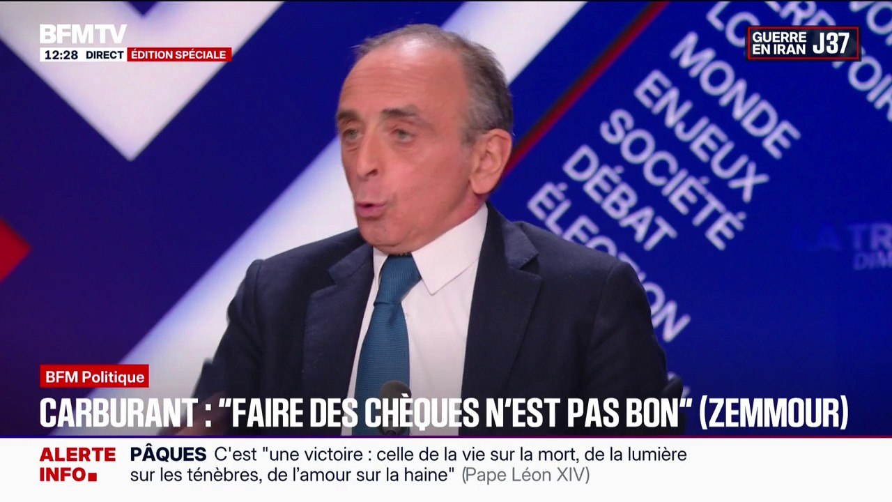 "Je ne condamne rien du tout": Éric Zemmour déclare ne pas condamner les propos racistes visant Bally Bagayoko