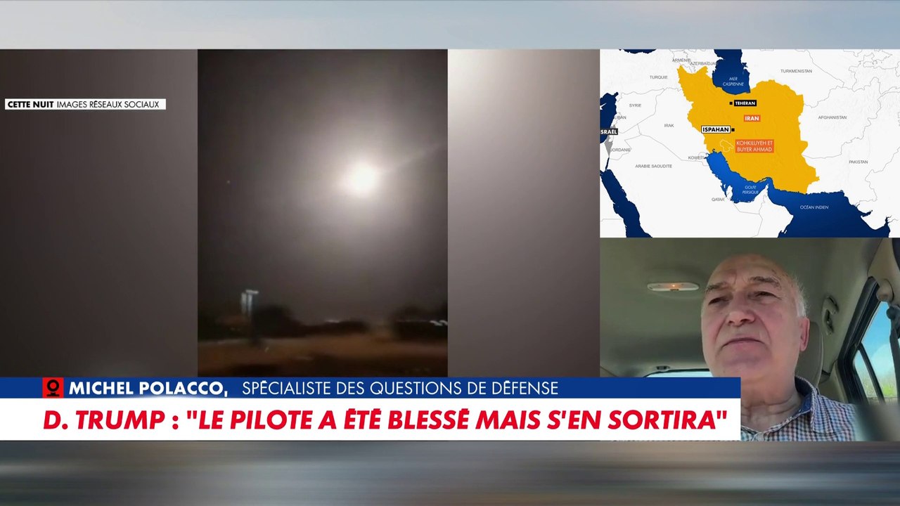 Michel Polacco revient sur le sauvetage du pilote américain en Iran