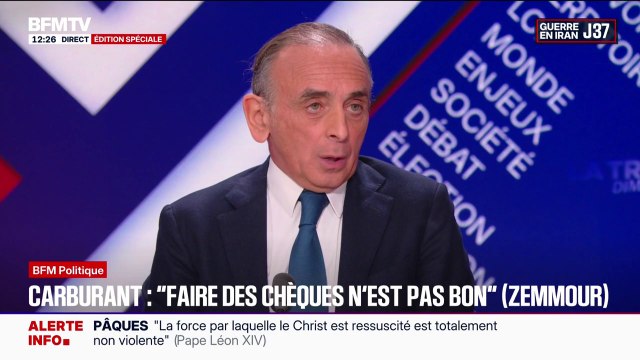 Hausse des prix des carburants: C'est la conséquence de leurs politiques folles , affirme Éric Zemmour
