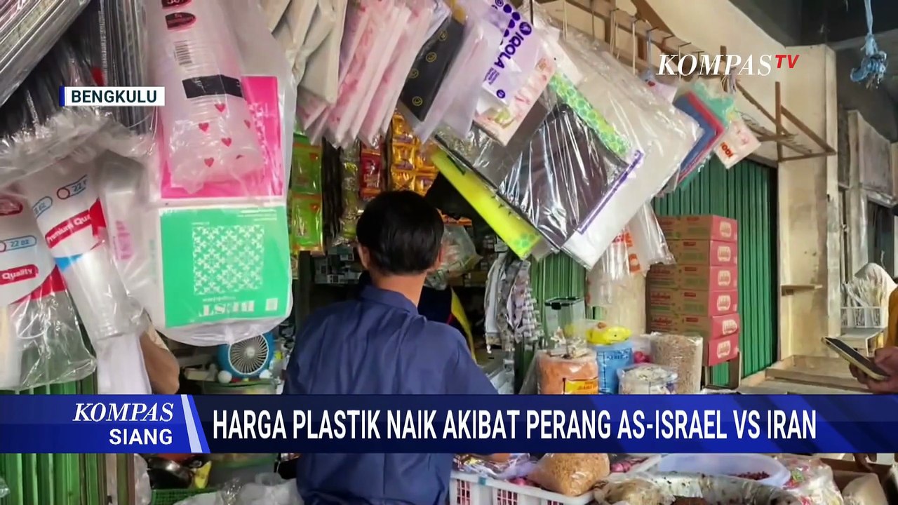 Di Bengkulu, Harga Plastik Naik hingga 2 Kali Lipat Imbas Perang AS-Israel vs Iran