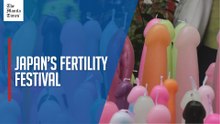 Revelers parade giant penises to dash stigma in Japan's fertility festival