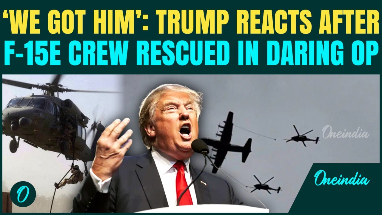 ‘We Got Him’: Trump RELIEVED After F-15E Crew Rescued From Iran | 3 U.S Aircraft Shot Down by Iran