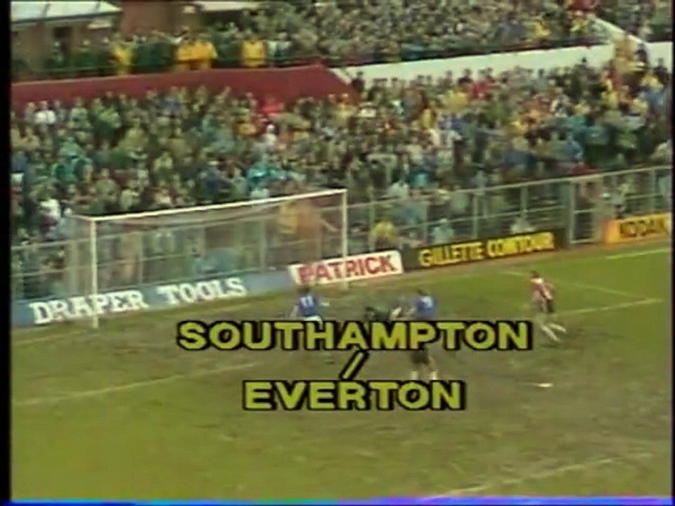 SOUTHAMPTON - EVERTON - 1985 - SAISON 1984/1985 -