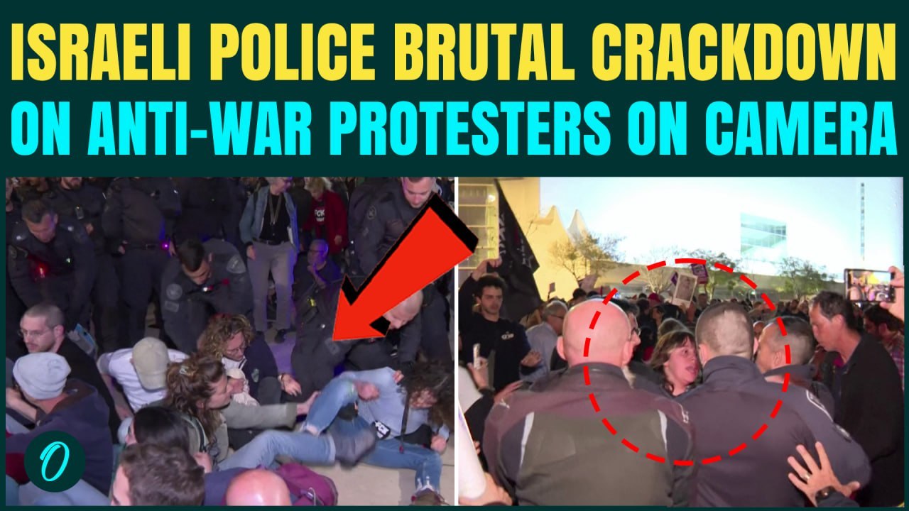 Tel Aviv Protest BREAKING: Israeli Police CRACKDOWN On Anti-War Protesters Sparks Clashes | Iran War