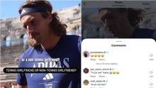 Tsitsipas admite que prefiere que su novia no sea tenista... y así responde Badosa