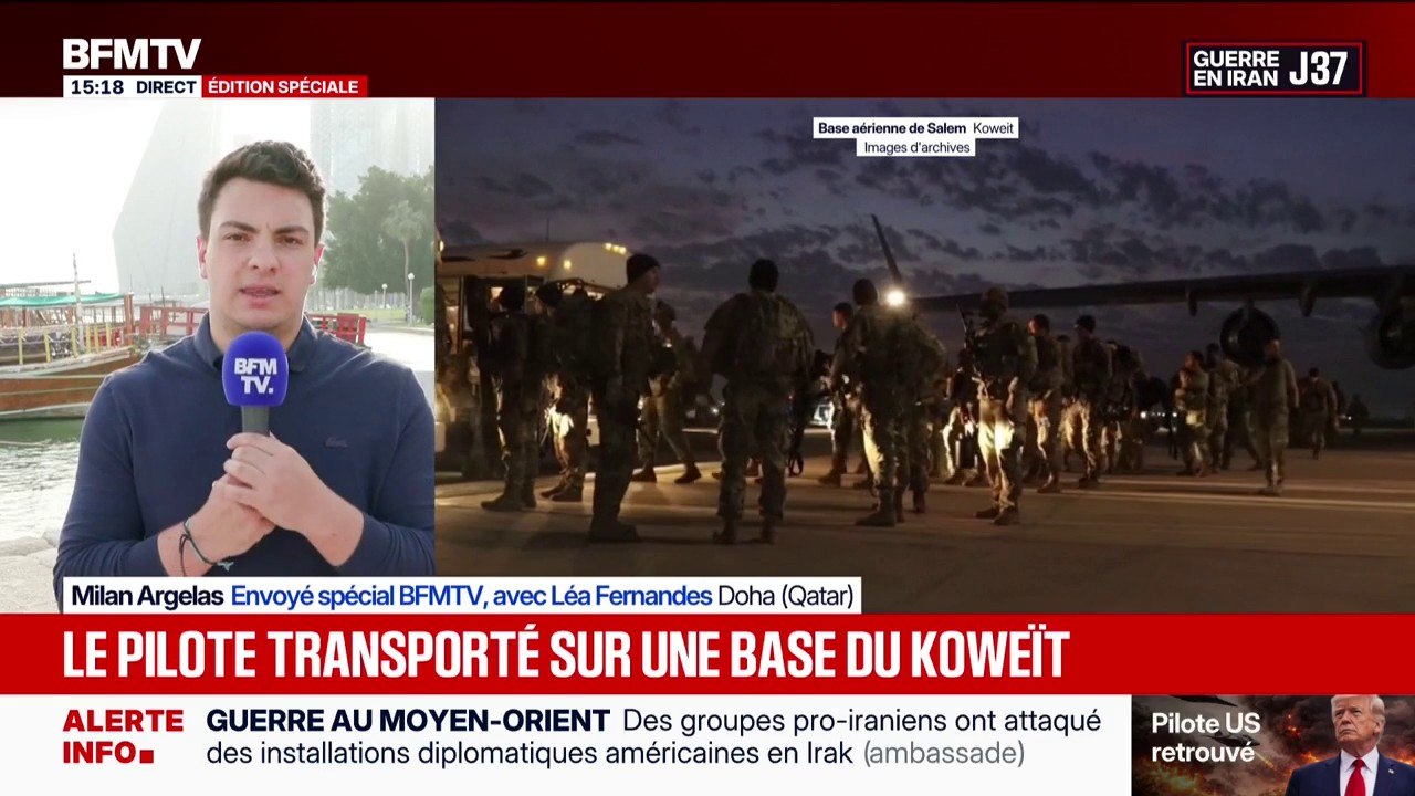 Guerre au Moyen-Orient: le président américain Donald Trump a annoncé que l'aviateur secouru en Iran était "gravement blessé"