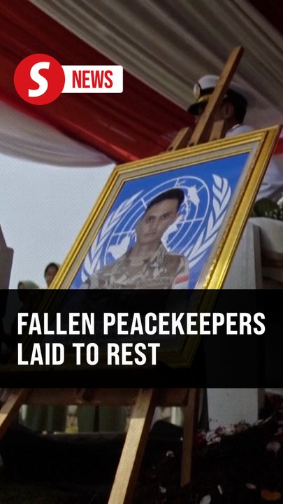 Indonesia lays to rest peacekeepers killed in Lebanon