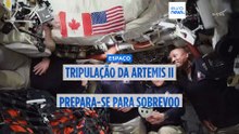 Tripulação da Artemis II prepara voo histórico à volta da Lua