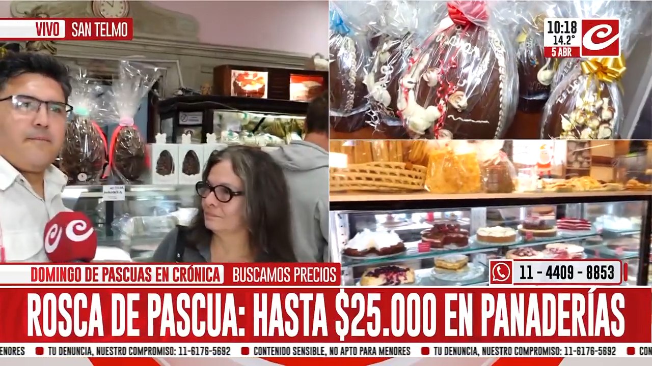 ¡Pascuas por las nubes! El tremendo aumento en roscas y huevos de chocolate