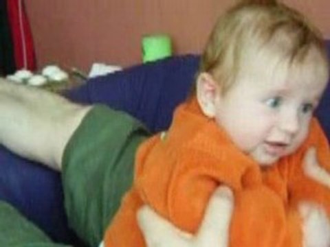 justin joue avec papa