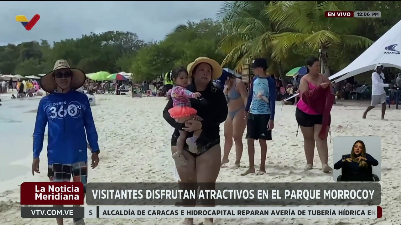 Visitantes del Parque Nacional Morrocoy destacan la excelente organización y cuidado de sus playas