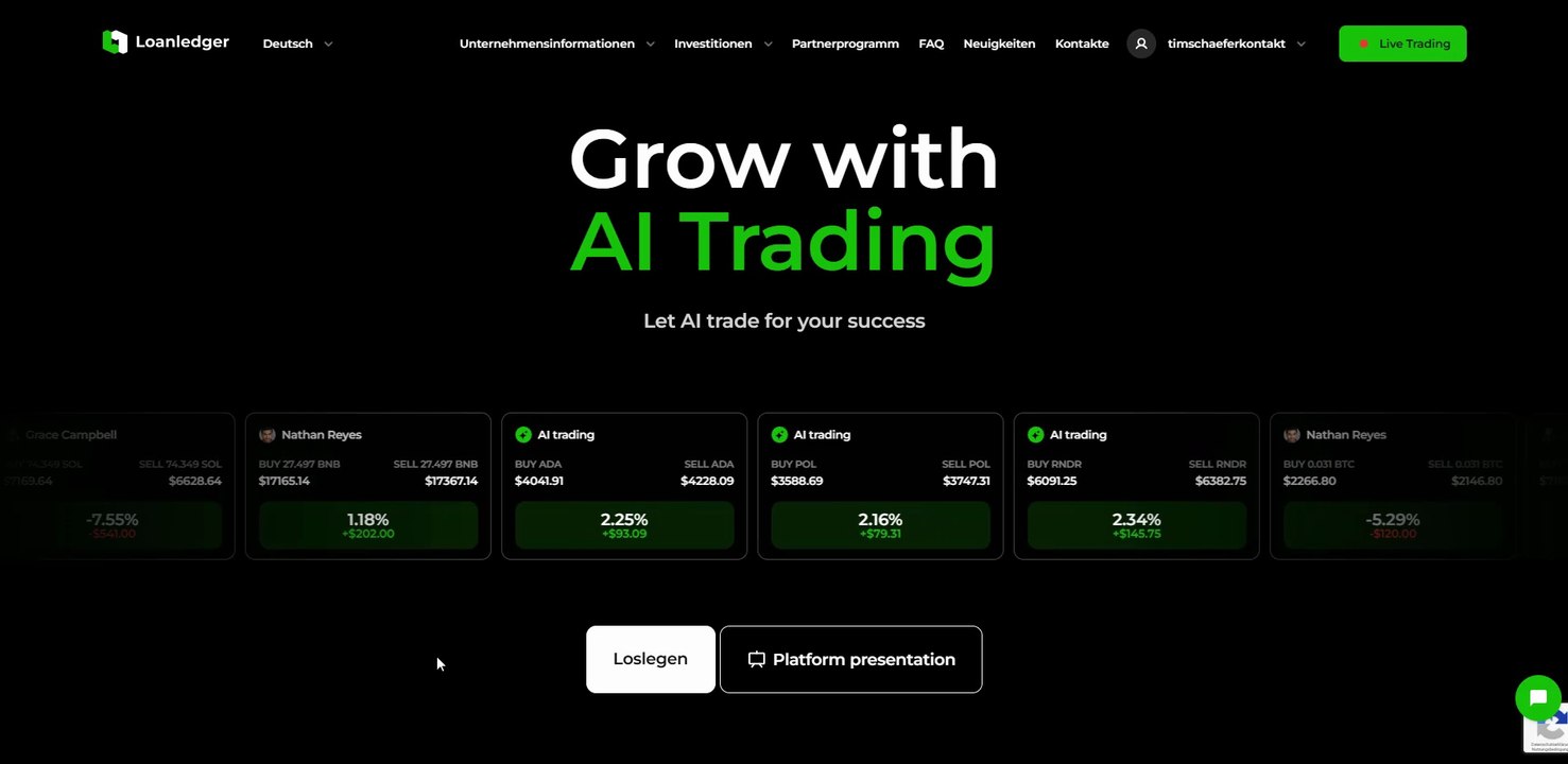 Loanledger - Täglich bis zu 2,75% Rendite