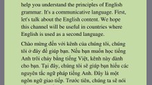 HỌC TIẾNG ANH BẰNG TIẾNG VIỆT(danh sách nội dung)bằng ngôn ngữ mẹ đẻ của bạn