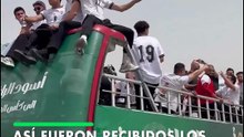 Así fueron recibidos los jugadores de Irak tras clasificar al Mundial