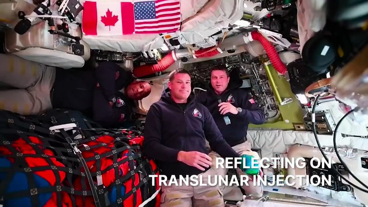 Astronautas de Artemis II se preparan para sobrevuelo lunar entre tareas cotidianas