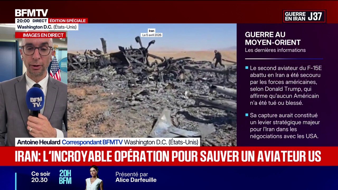 Pilote américain secouru en Iran : après s'être caché dans les montagnes, il a été repéré grâce à sa balise