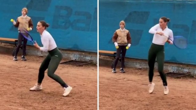 Kostyuk filma i suoi allenamenti a Kiev: le sirene antiaeree risuonano ininterrottamente