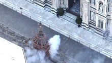 Lo scoppio del carro a Firenze: il video spettacolare dal drone