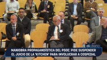Maniobra propagandística del PSOE: pide suspender el juicio de la 'Kitchen' para involucrar a Cospedal